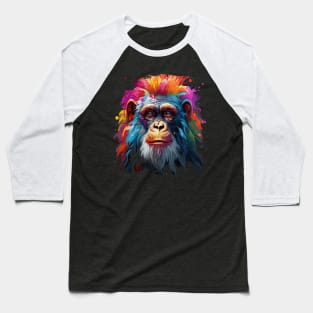 Monkey Rainbow Baseball T-Shirt